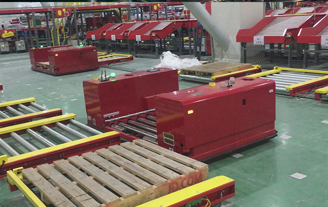 Automatización de trazado libre del AGV Warehouse, robot dirigido automatizado del vehículo con alta exactitud