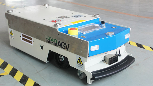 Cargamento pesado dirigido automático del vehículo 500Kg del AGV del túnel unidireccional de la industria plástica