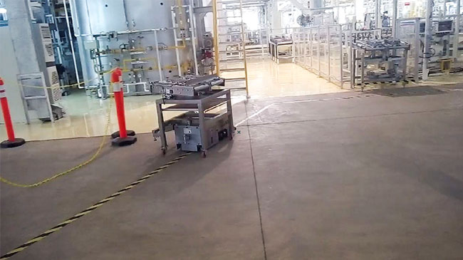Carga automática de los robots del submarino de la automatización Driverless del AGV Warehouse