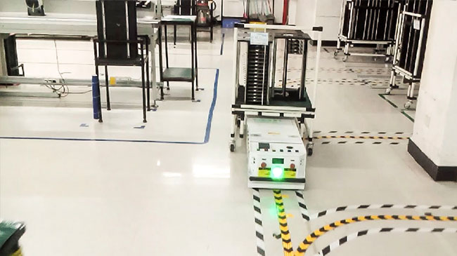 Vehículo dirigido automatizado sin tripulación, AGV dirigido automatizado de los robots para la industria del aparato electrodoméstico